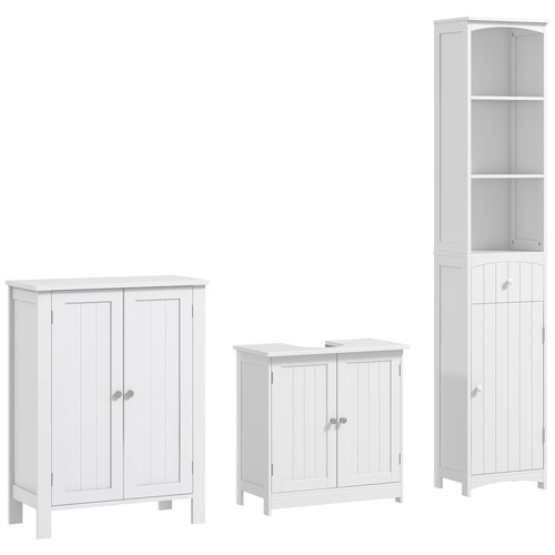 Homcom set bagno - con, mobile