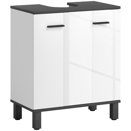 Homcom mobiletto sottolavabo - mobiletto,